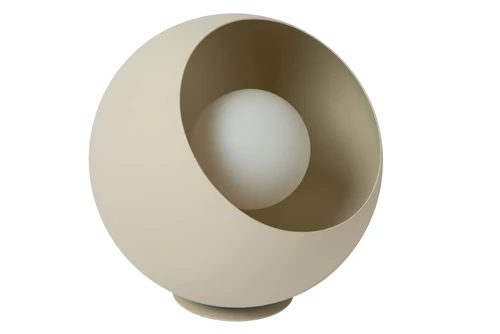 Lucide DOREDOS - Table lamp - Ø 20 cm - 1xE27 - Cream - turned off